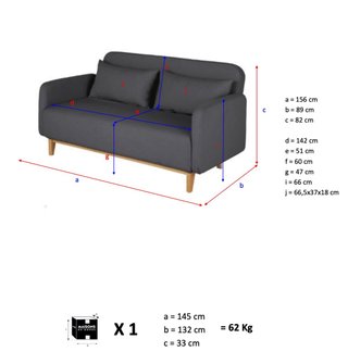 Sofá Cama Borreguito Maisons du Monde - Nuevo
