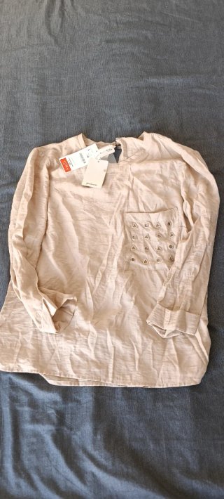 Camisa Stradivarius Beige