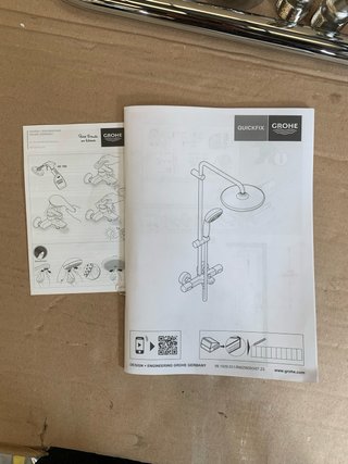 Columna Ducha Grohe Quickfix Negra/Plata
