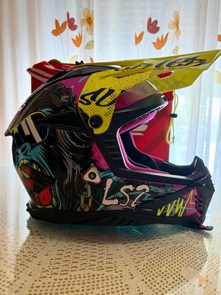 Casco Motocross LS2 + Gafas