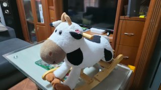 Caballito y Vaquita Balancín de Madera