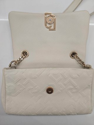 Bolsa Liu Jo Creme Corrente Dourada