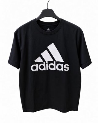 Maglia Adidas nera logo taglia M