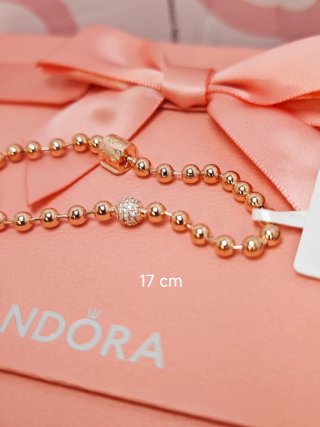Pulsera Pandora 17 cm color Oro Rosa S925 ALE