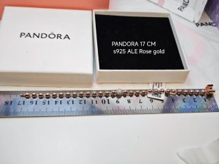 Pulsera Pandora 17 cm color Oro Rosa S925 ALE