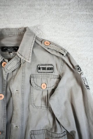 Chaqueta Militar Estilo Vintage Talla S