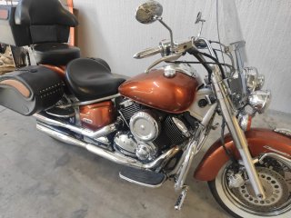Yamaha Drag Star Classic Cruiser Naranja