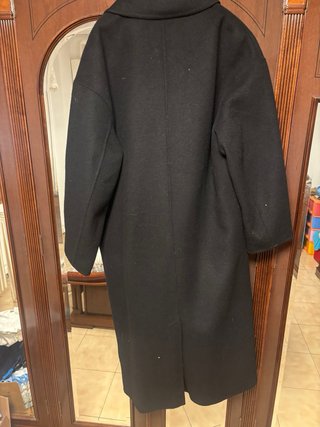 Abrigo Negro Scalpers Talla M Mujer