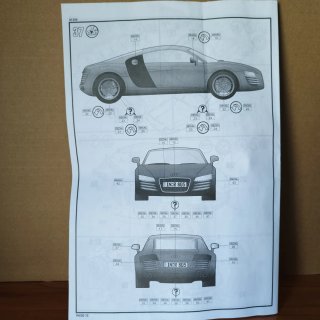 Maqueta Audi R8 Revell 1:24