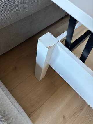 Mesa de centro elevable IKEA TRULSTORP blanca