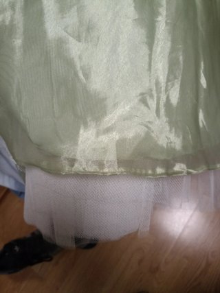 Vestido de fiesta verde