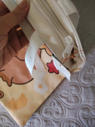 Bolsa de tela con estampado de capibara
