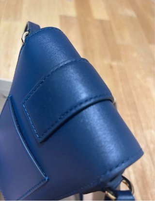 Bolso Cuero Original de Ralph Lauren Azul Marino