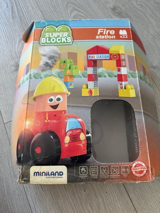 Juego construcción Fire Station bebés