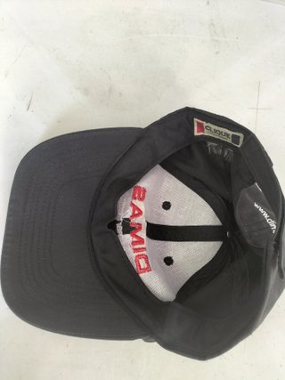 Gorra Dimas negra con logo
