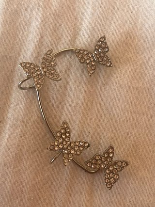 Ear Cuff Farfalle Argento