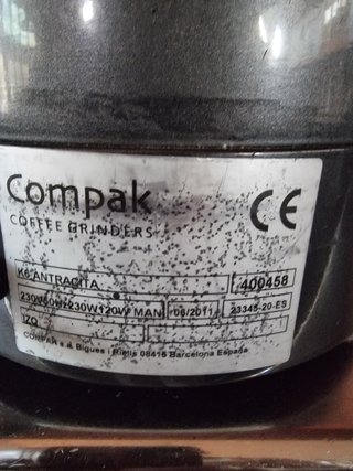Molinillo café Compak K6 profesional Hostelería