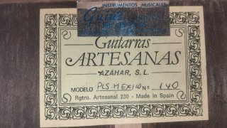 Guitarra Artesana Azahar Edición Limitada