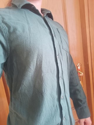 Camisa verde Primark Talla S