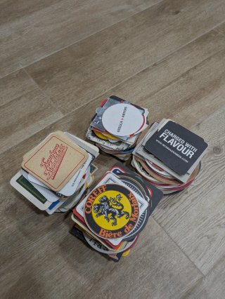 Lote posavasos cervezas extranjeras