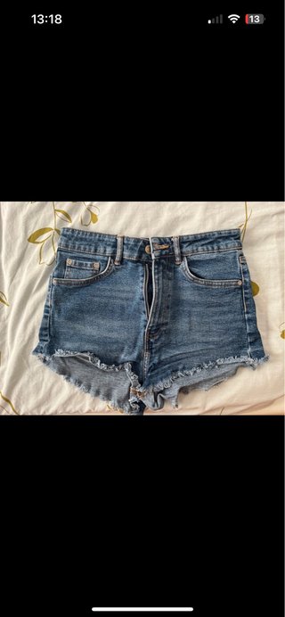 Pack 3 shorts vaqueros Zara y Pull&Bear T.34/36