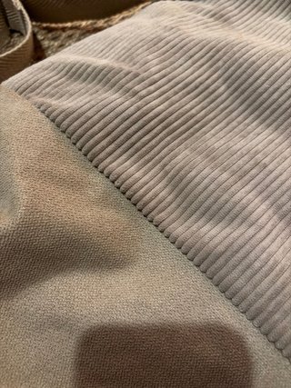 Mochila De La Mer Beige Corduroy