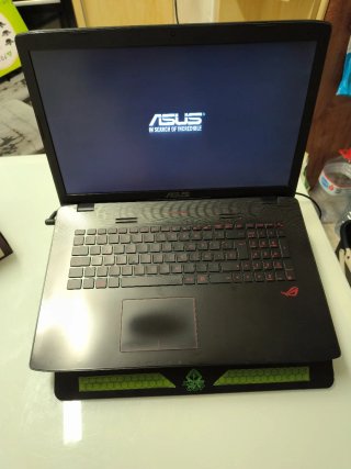 Portatile ASUS GAMING NOTEBOOK GL752V Nero/Rosso