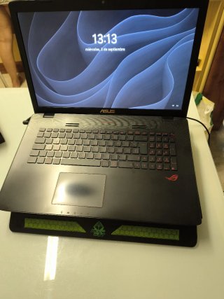 Portatile ASUS GAMING NOTEBOOK GL752V Nero/Rosso