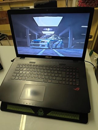 Portatile ASUS GAMING NOTEBOOK GL752V Nero/Rosso