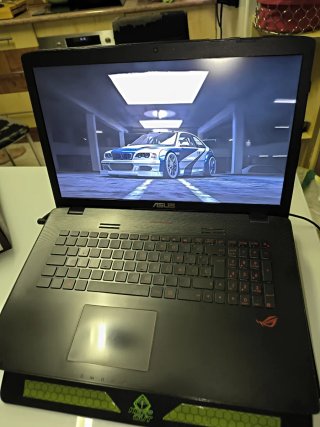 Portatile ASUS GAMING NOTEBOOK GL752V Nero/Rosso