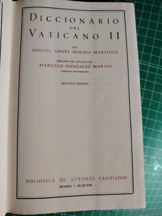 DICCIONARIO DEL VATICANO II 1969