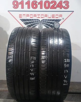 -225 50 17 V CONTINENTAL RUEDA AL 90% VIDA UTIL
