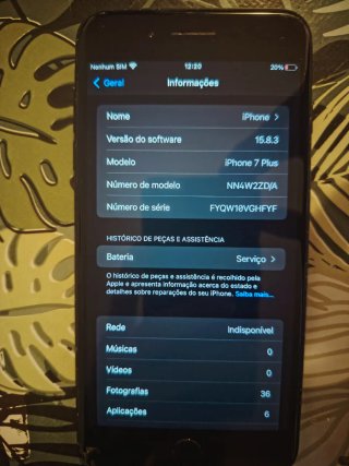 iPhone 7 Plus 256GB Preto