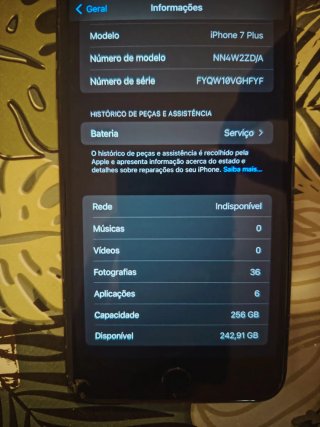 iPhone 7 Plus 256GB Preto