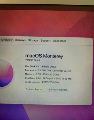 MacBook Air 13 (2017) Plata y está disponible