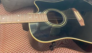 Guitarra Acústica Negra