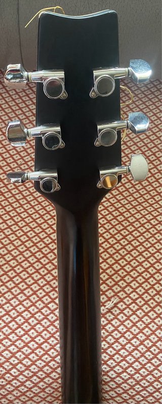 Guitarra Acústica Negra