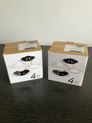 2 Juegos Platos Porcelana Huevos