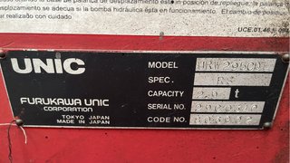 Grúa Araña UNIC URW-295