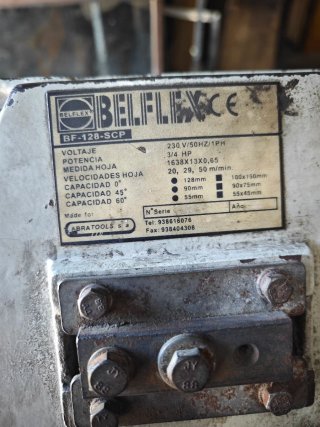 Sierra cinta metal BF 128 SCP