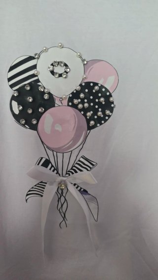 Camiseta M&V globos L/40/12