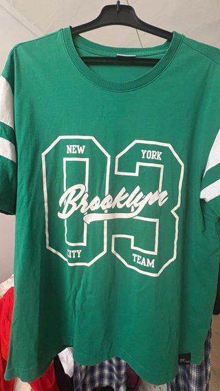 Camiseta Brooklyn 03 Verde Hombre