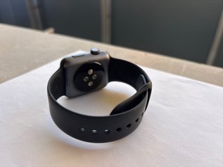 Correa Apple Watch 42mm Talla M/L Negra
