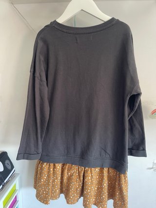 Vestido rockero niña guitarra lentejuelas 8 años