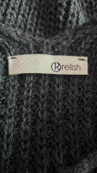Vestido/Jersey gris Talla s abundante