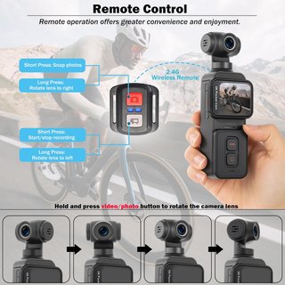 Cámara 5K con Pantalla Táctil