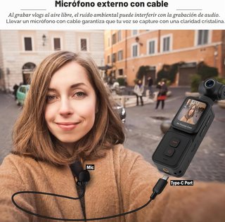 Cámara 5K con Pantalla Táctil