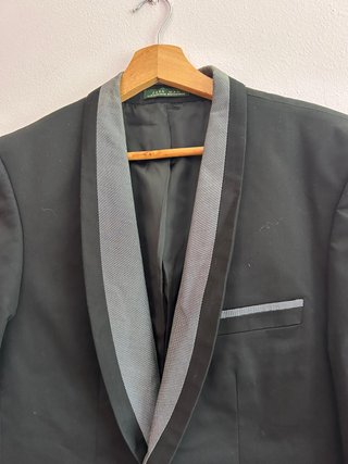 Blazer Elegante Zara Man Negro Hombre