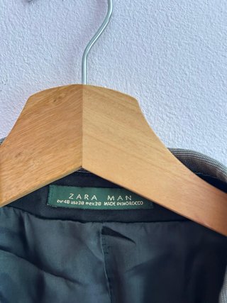 Blazer Elegante Zara Man Negro Hombre