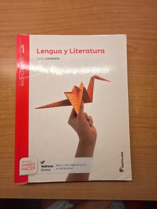 Lengua y literatura 1 Bachillerato